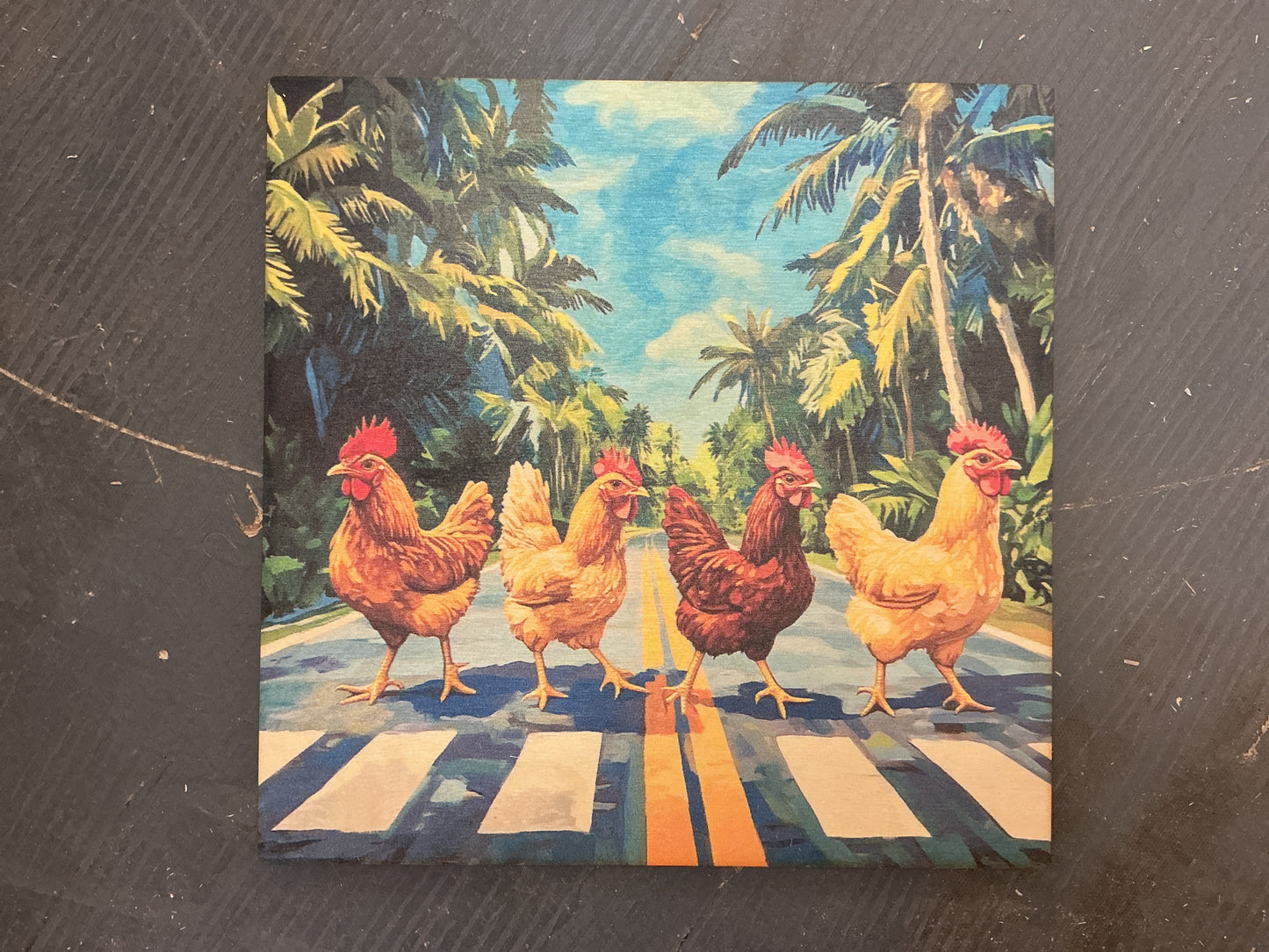 Abbey road chickens