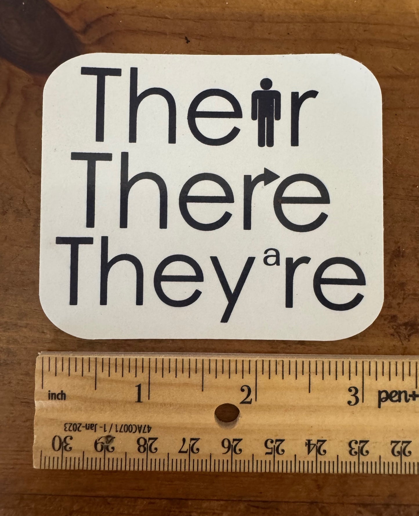 Their There They're Stickers