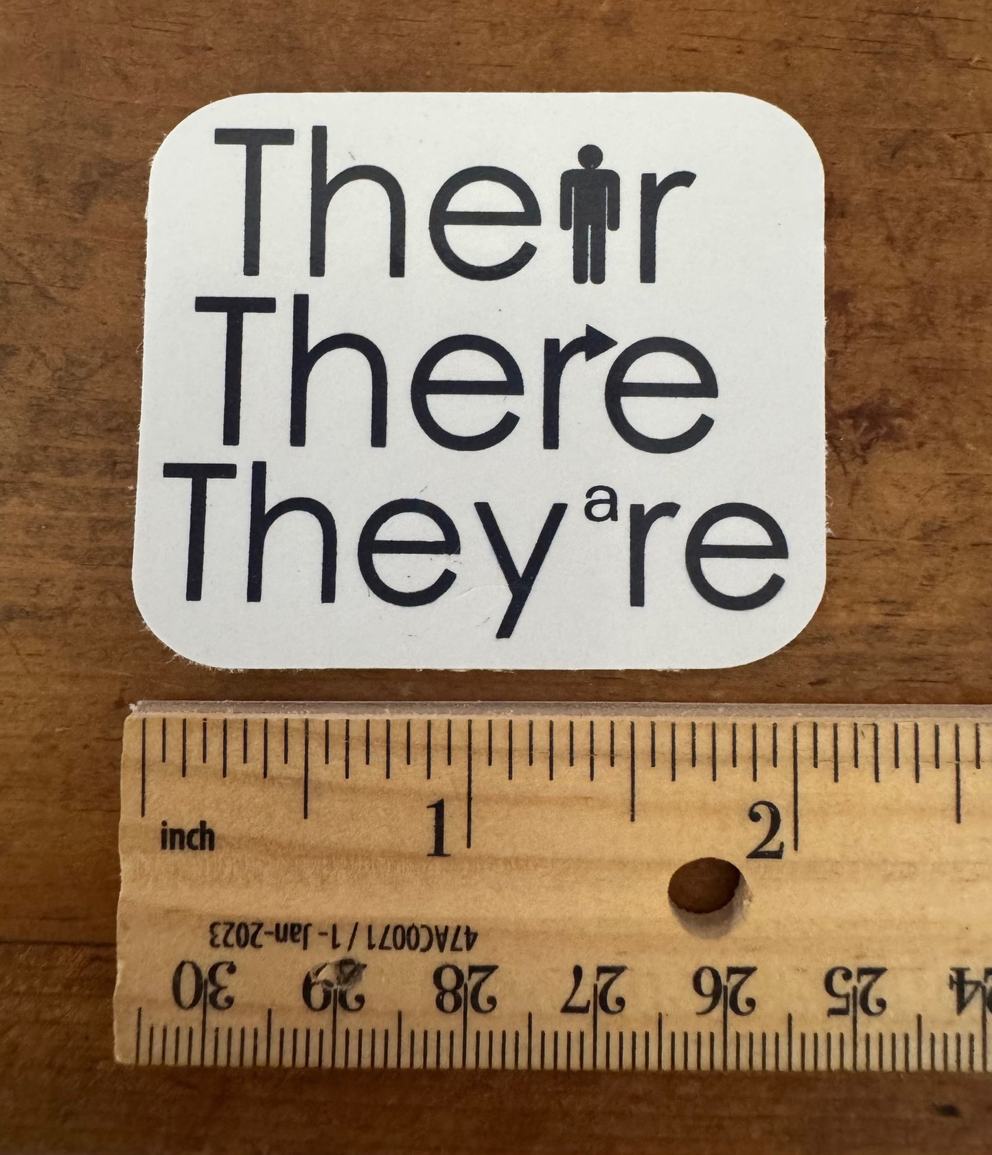 Their There They're Stickers