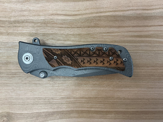 Damascus Pocket Knife