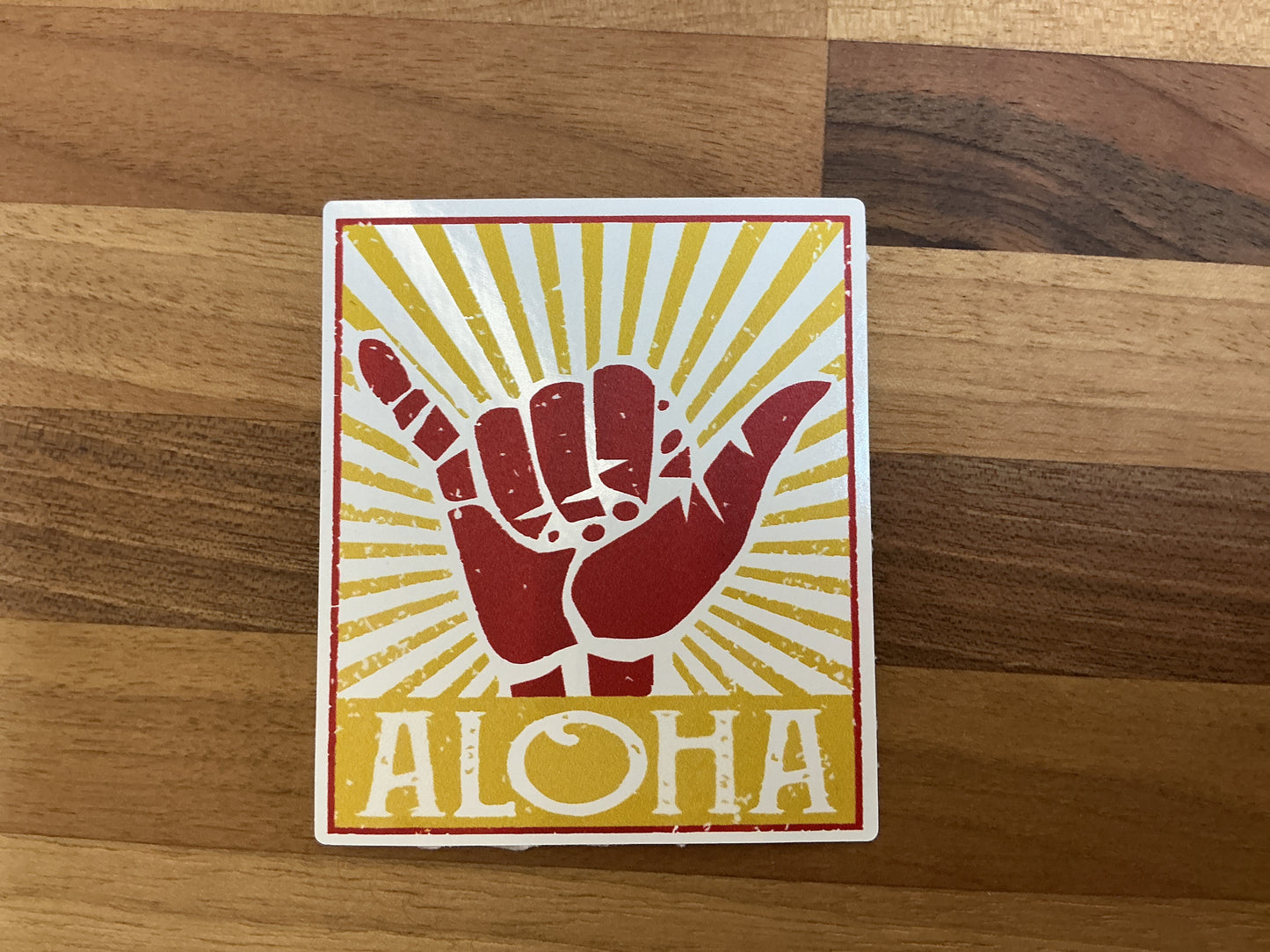 Aloha Shaka sticker